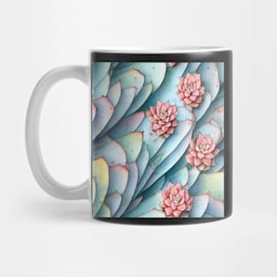 Watercolor succulent pattern Mug